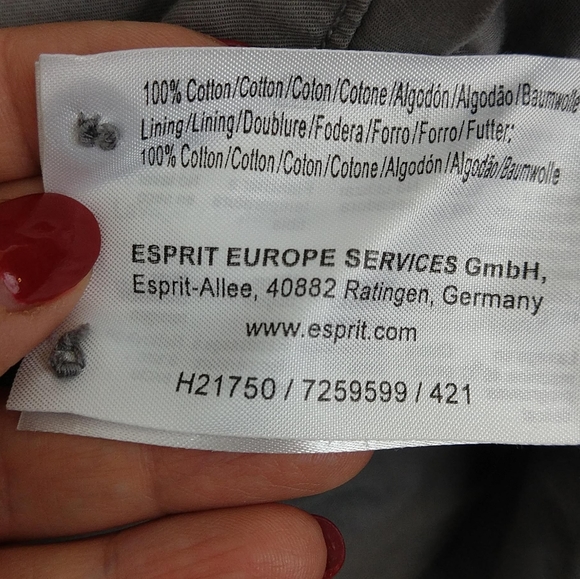 Esprit gray mini dress Sz 4 - Picture 5 of 6